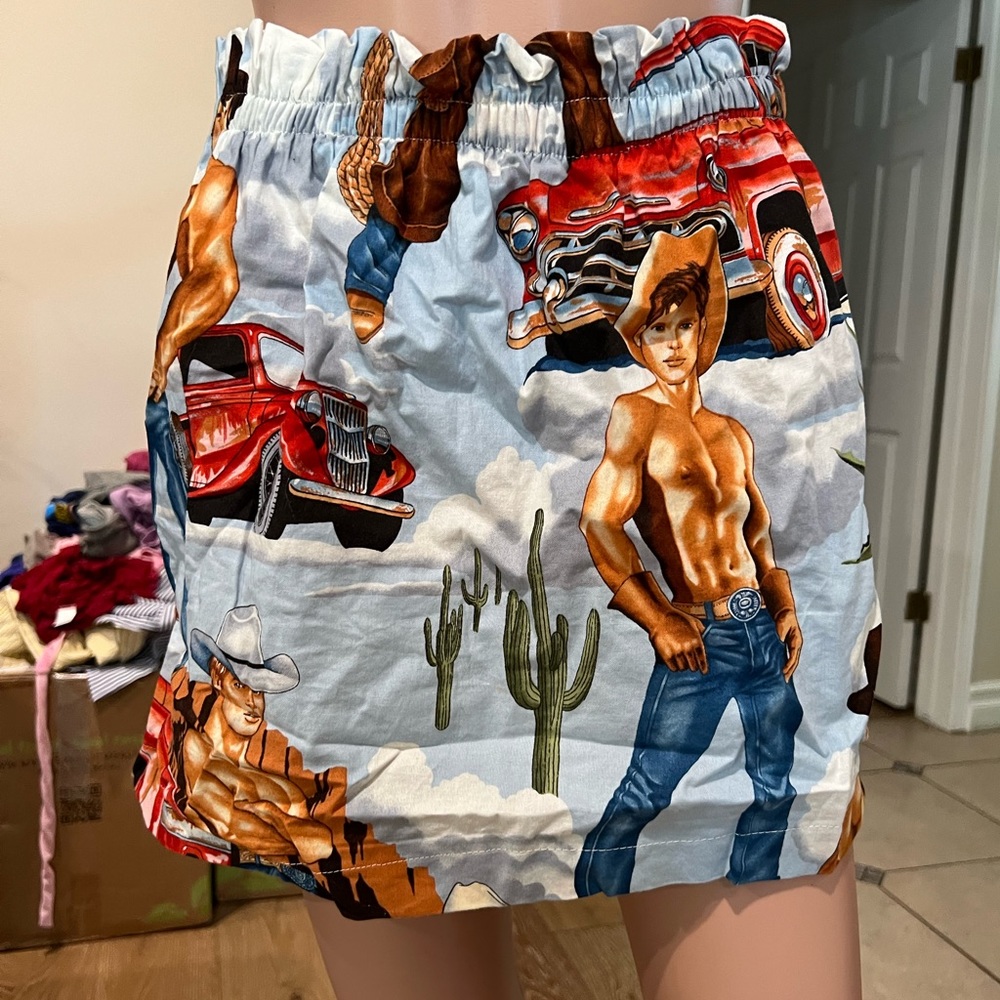 Cowboy skirt.